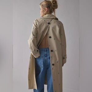 *NWT* Avec Les Filles | Floral Trench Coat | XL